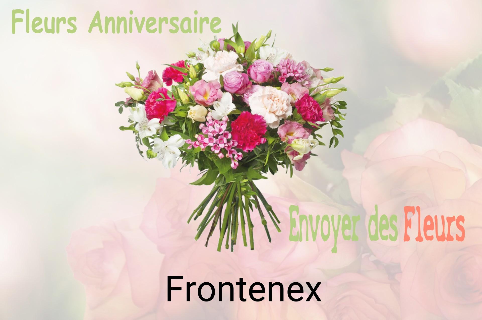 Bouquet de fleurs d’anniversaire livré à Frontenex